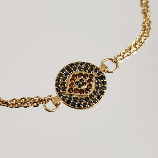 Evil Eye Multi-gem Bracelet