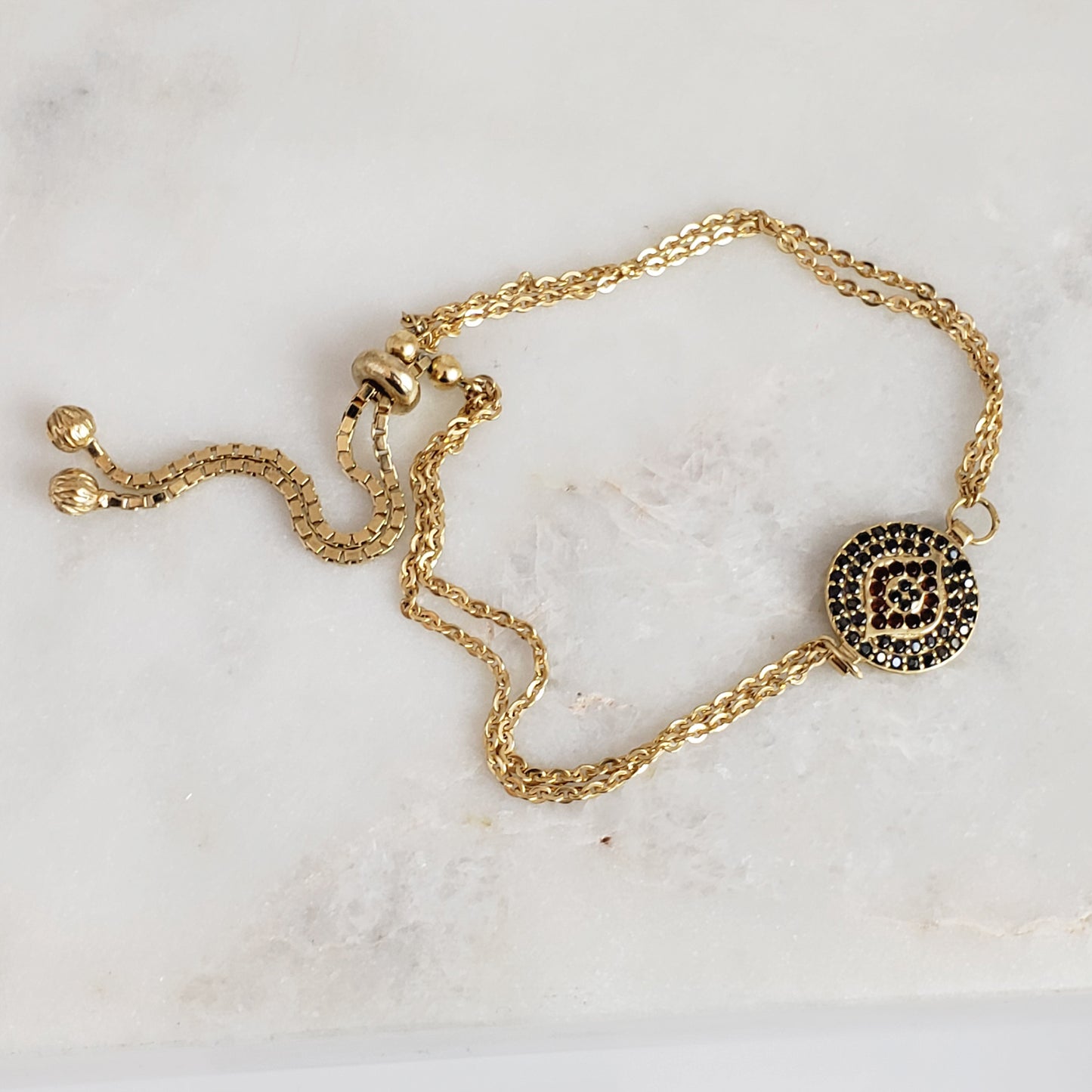 Evil Eye Multi-gem Bracelet
