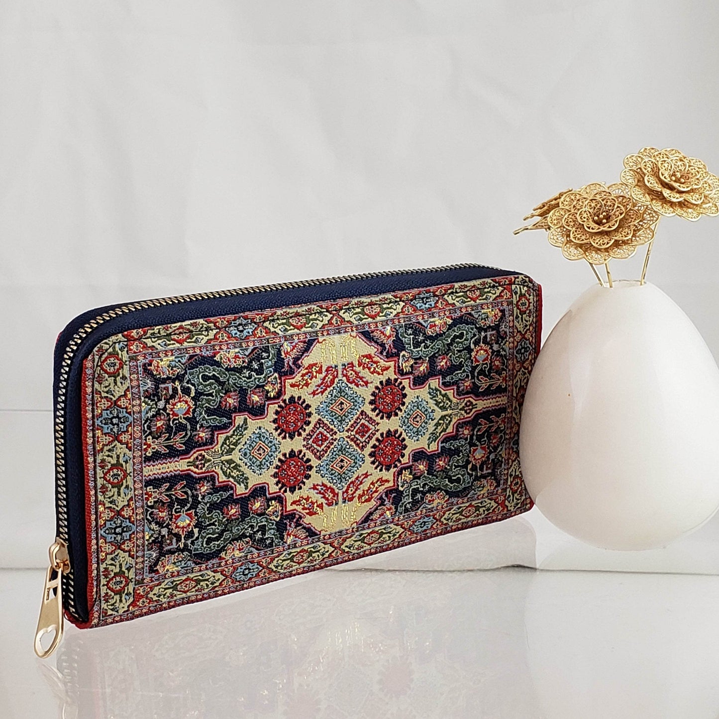 Turkish Tapestry Artisan Handmade Wallet - TurkishBling