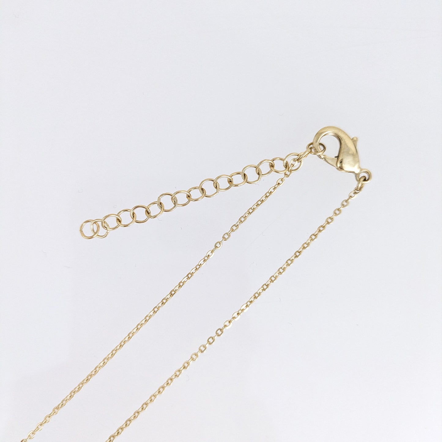 Adjustable Gold Chain Necklace 18k Gold Over Bronze Minimal Layering Chain