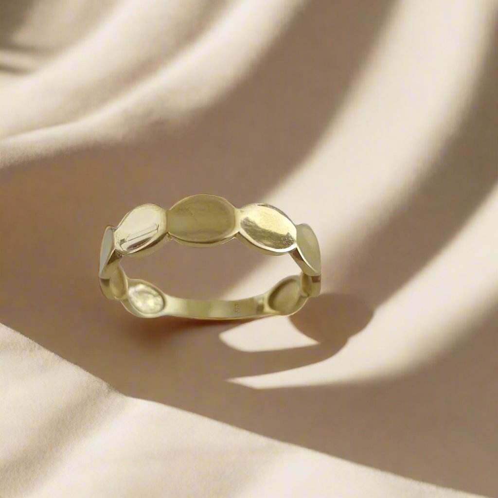Gold Buble Ring - 10k,14k,18k - TurkishBling