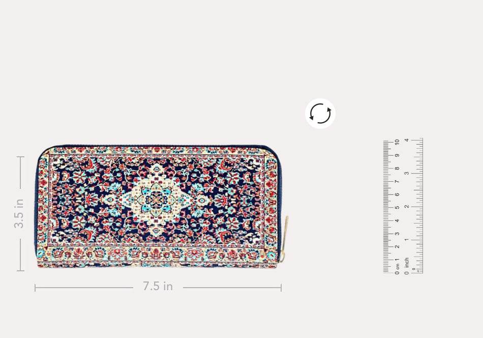 Turkish Tapestry Artisan Handmade Wallet - TurkishBling
