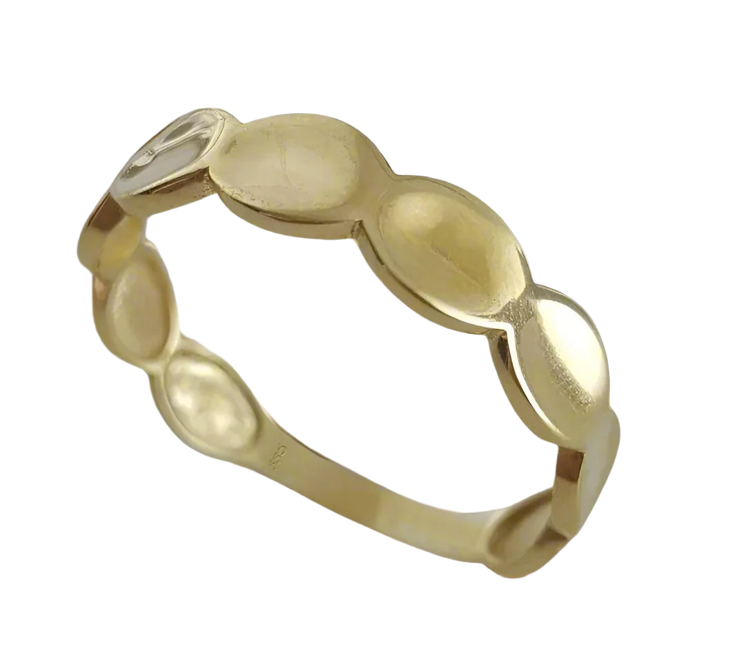 Gold Buble Ring - 10k,14k,18k
