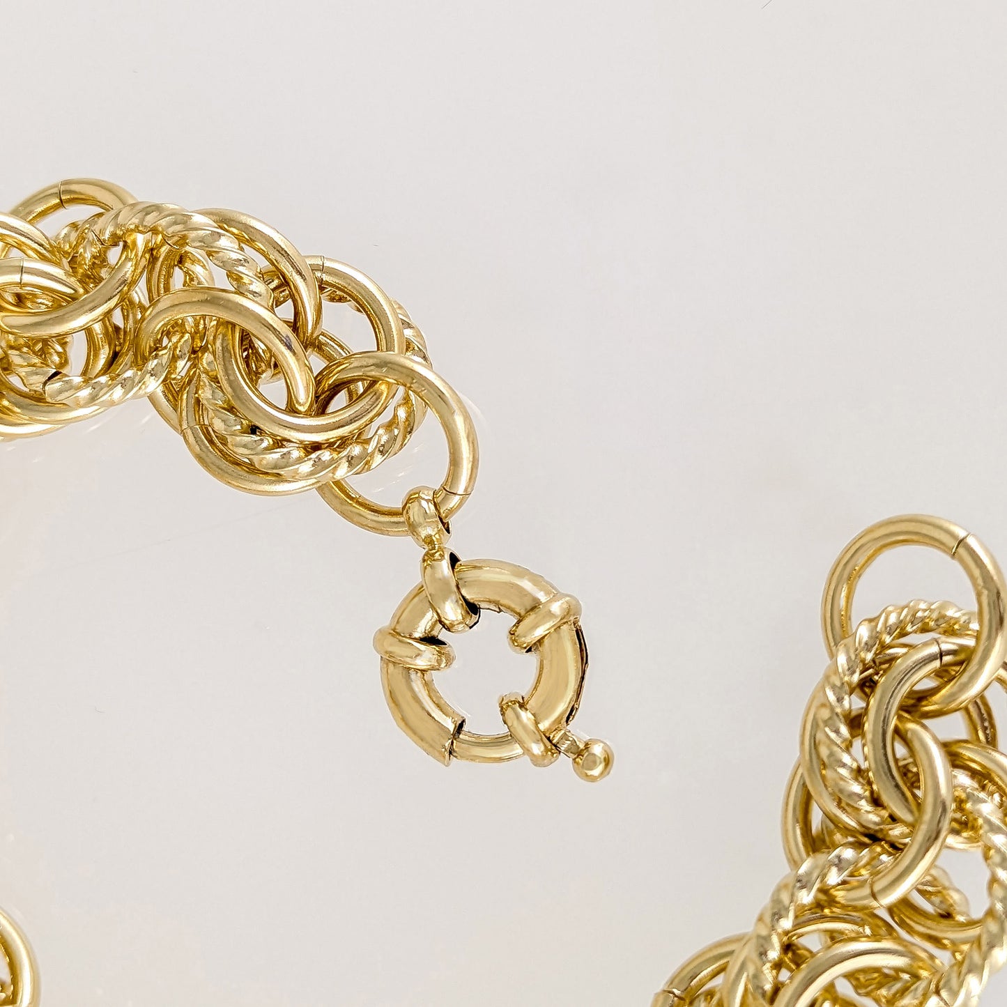 Bold Chain Link Bracelet with Senorita Clasp