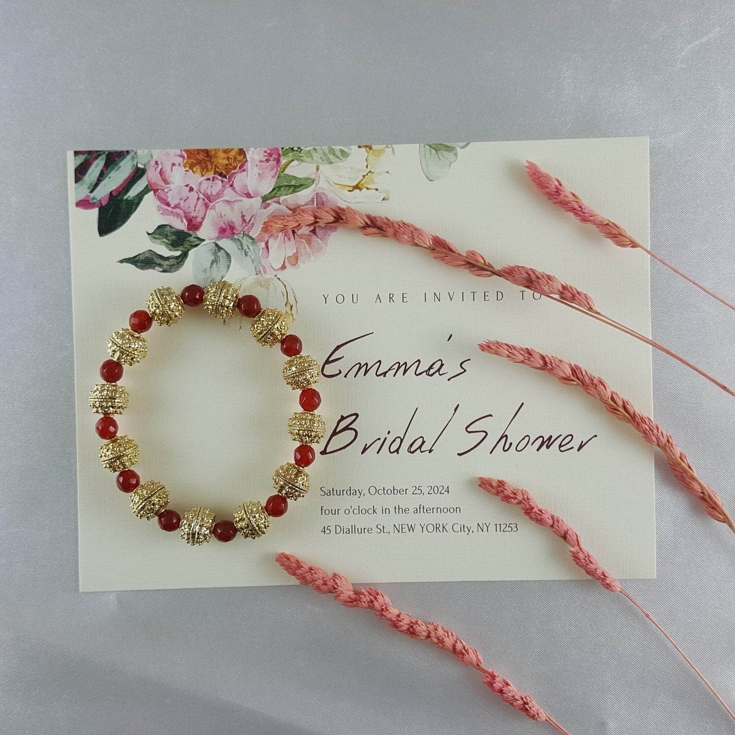 Bronze 18k Bracelet Gemstone & Filigree Bracelet Gold Embraced - TurkishBling