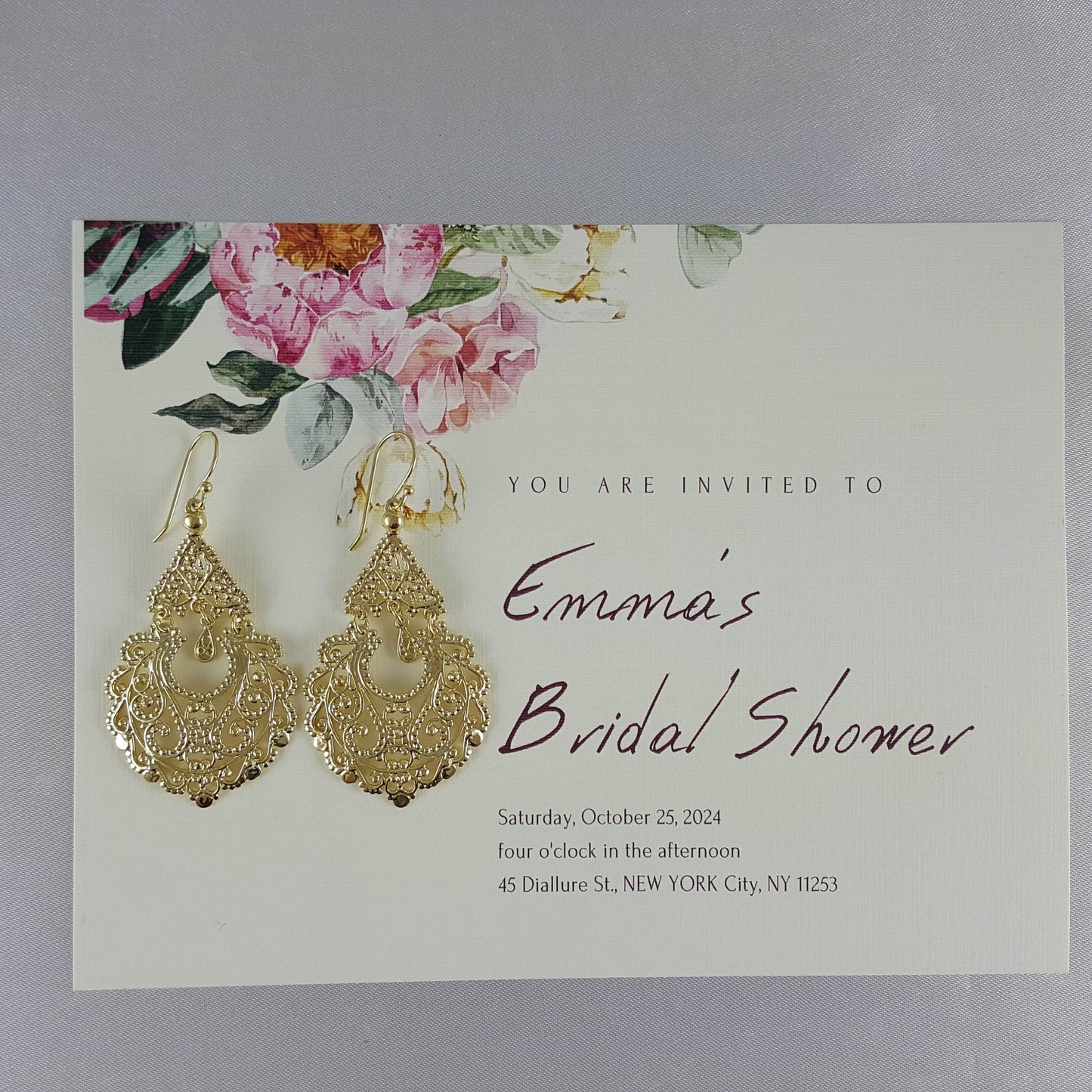 Gold Filigree Chandelier Earrings – Vintage-Inspired Statement Dangle Earrings - TurkishBling