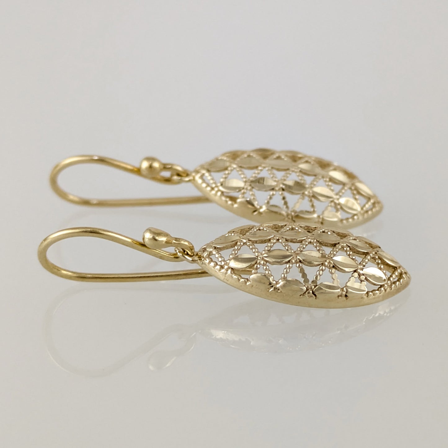 Marquise Openwork Drop Earrings