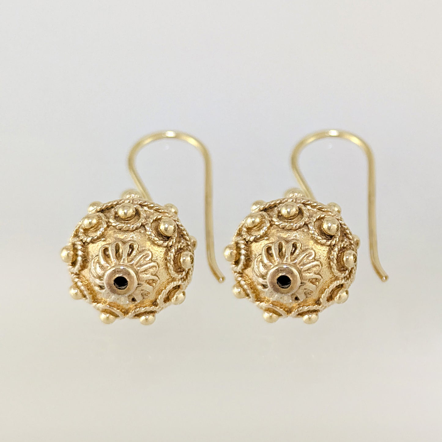 Ornate Bead Drop Earrings