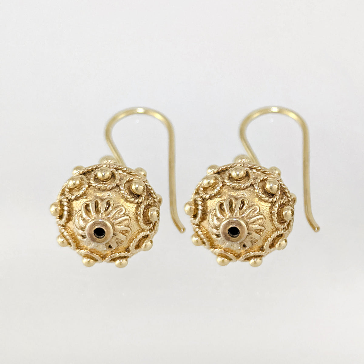 Ornate Bead Drop Earrings