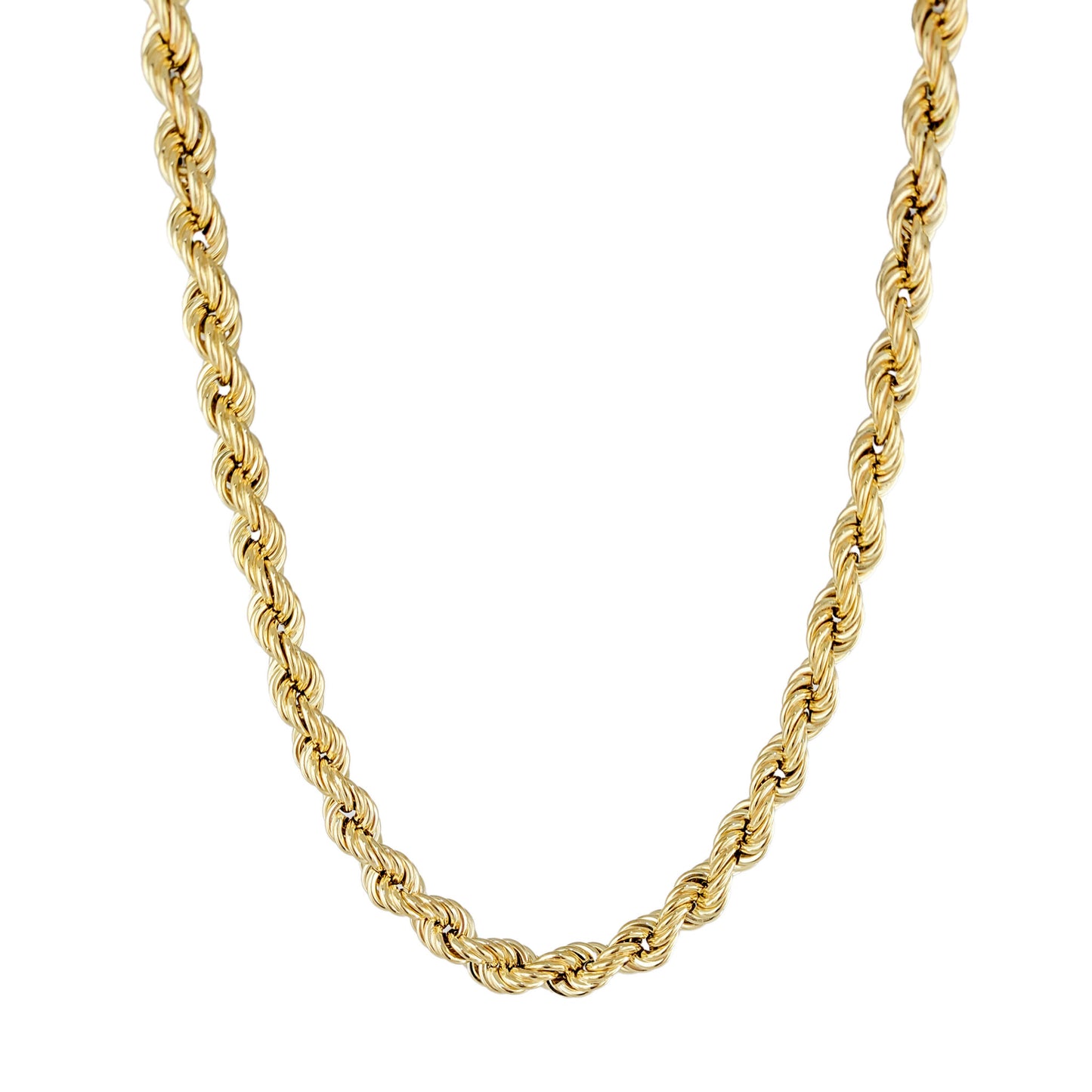Bold Rope Chain Necklace - 10mm gauge