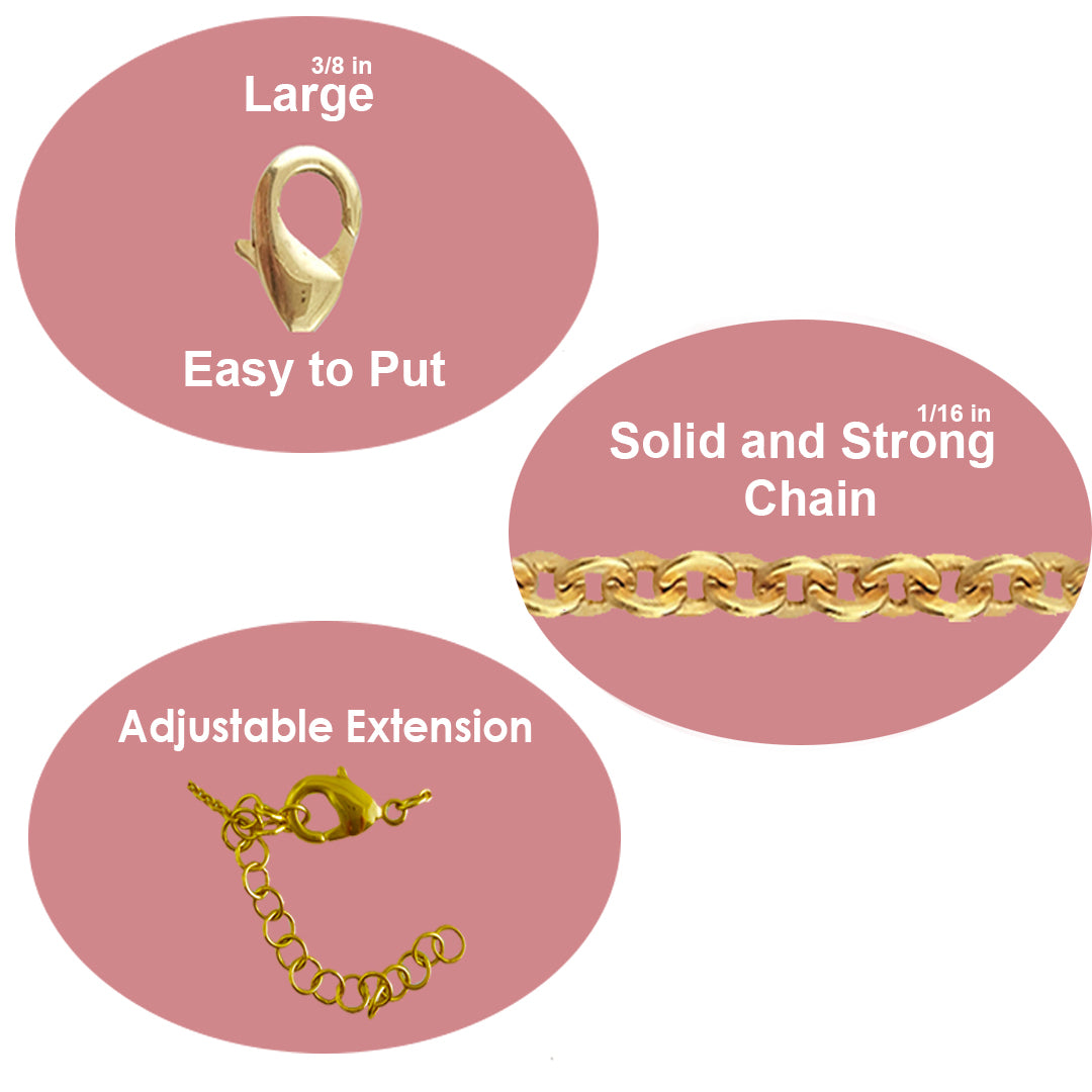 Initial Necklace, Personalized Jewelry ,Gifts for Her, Enamel Necklace 18k Gold Over Bronze