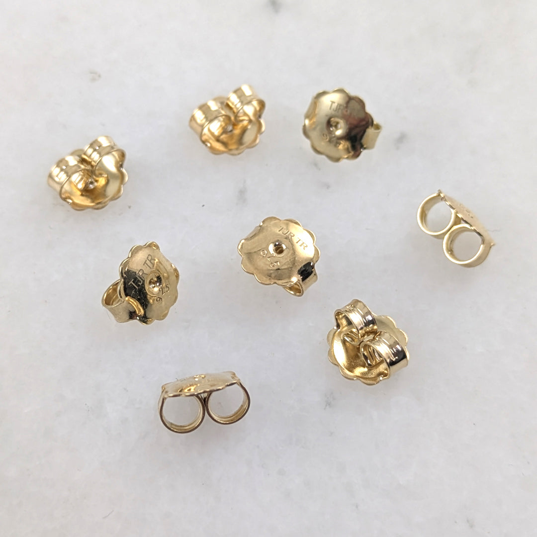 Oversized Earring Backings for Studs – 8mm Secure Sterling Silver