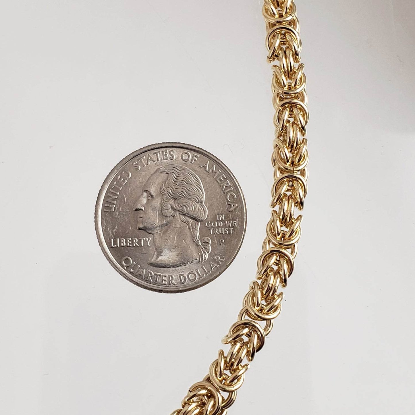 Timeless Classic Byzantine Necklace Toggle Clasp -5.5mm - TurkishBling