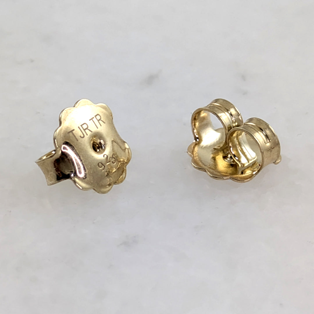Oversized Earring Backings for Studs – 8mm Secure Sterling Silver