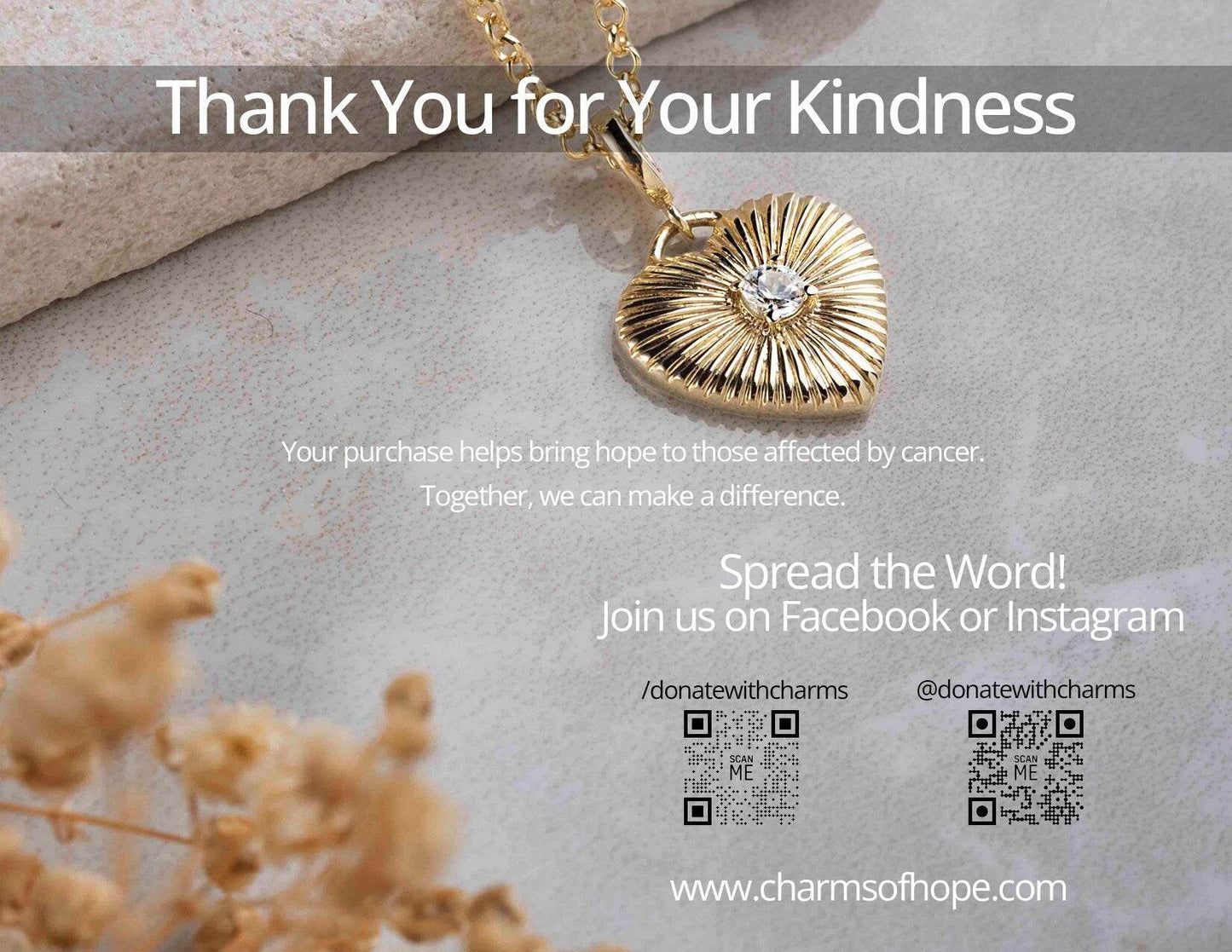 Real 14K Gold Princess Diamond Necklace, American Cancer Society, Girl Gift, Gift for Mom, Bridesmaid Jewelry - Pendant shop for a cause - TurkishBling