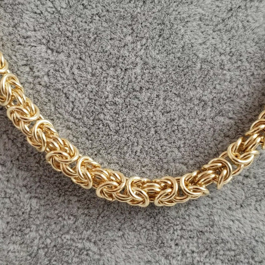 Timeless Classic Byzantine Necklace Lobster Claw Clasp - 5.5mm Gauge