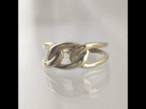 Interlocked Gold Ring - 10k,14k,18k
