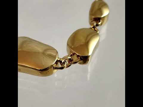 Organic Pebble Link Necklace