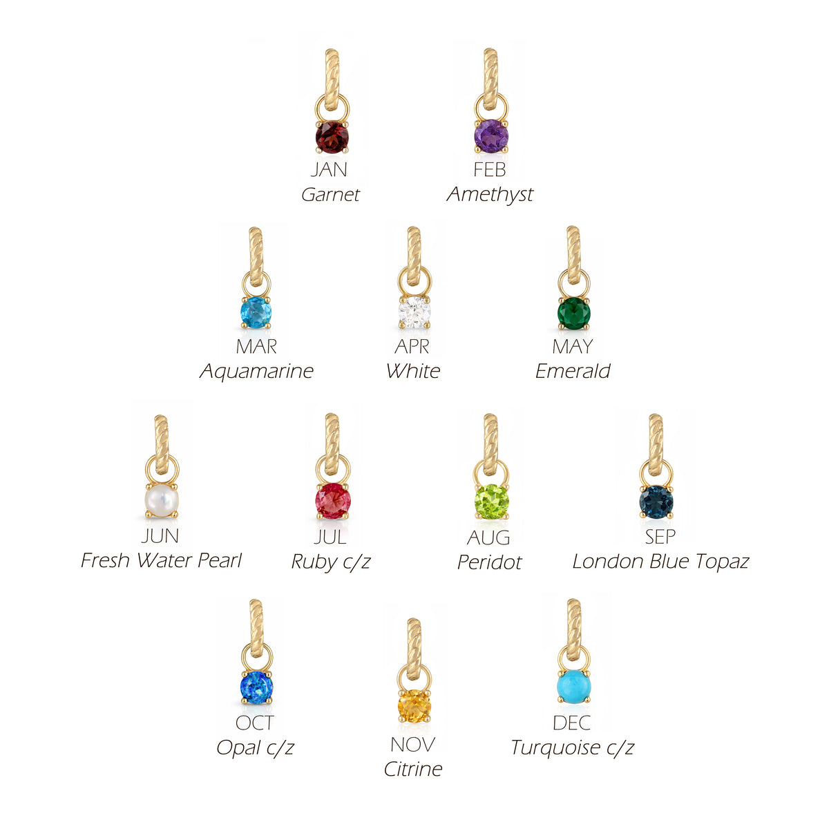 CharmFlex™ Convertible Birthstone Charm
