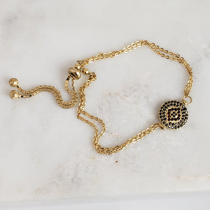 Evil Eye Multi-gem Bracelet