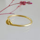 Minimalist Knot Gold Ring - 10k,14k,18k