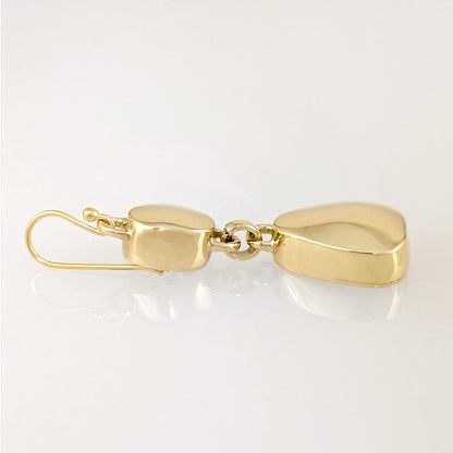 Pebble Double Drop Earrings