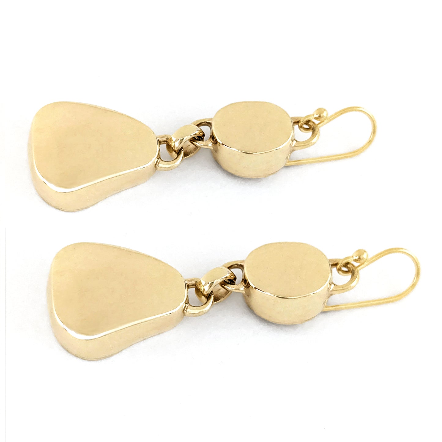 Pebble Double Drop Earrings
