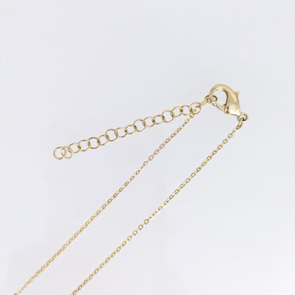 Adjustable Gold Chain Necklace 18k Gold Over Bronze Minimal Layering Chain