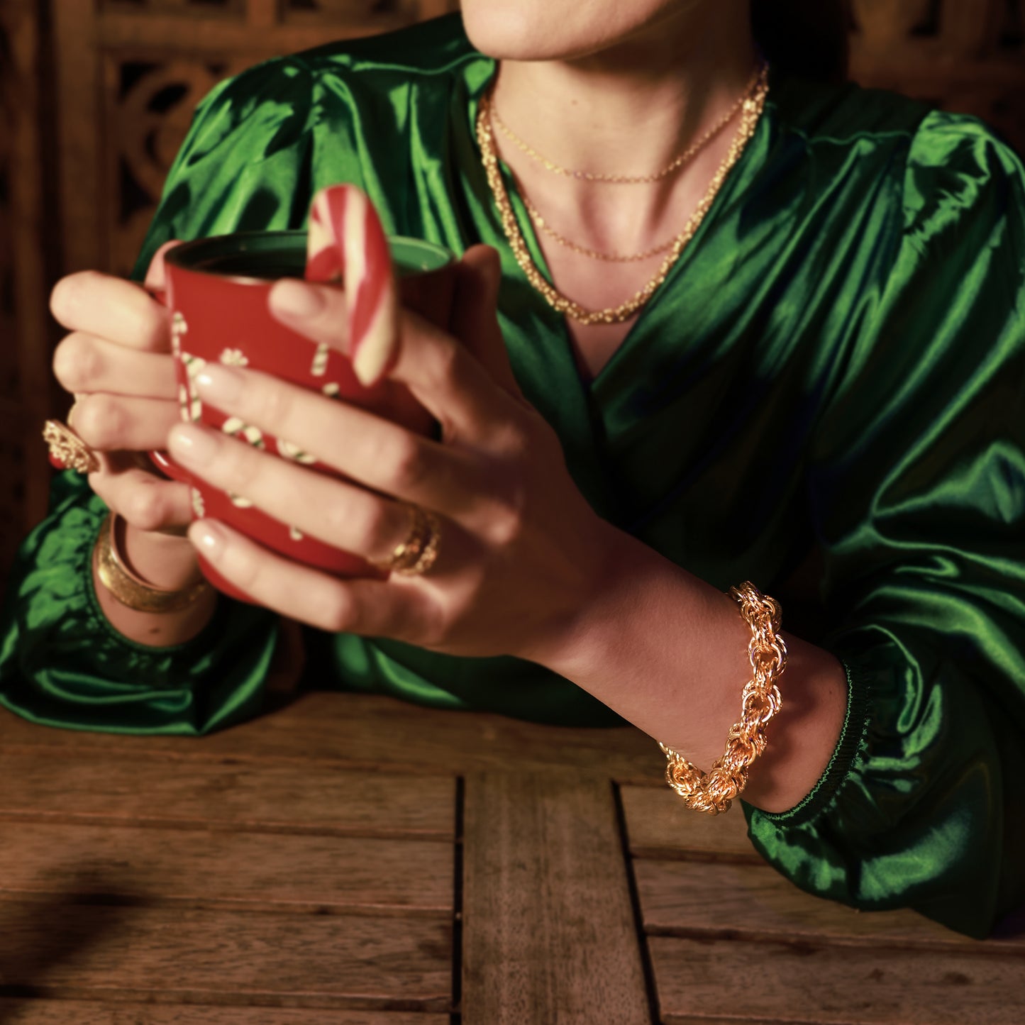 Bold Chain Link Bracelet with Senorita Clasp