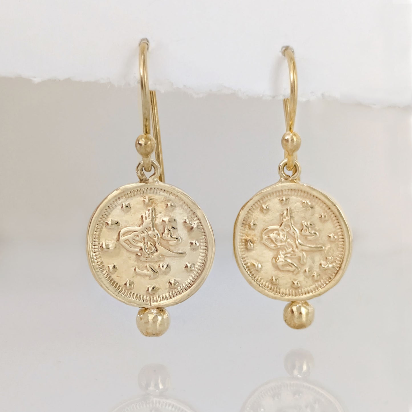 Coin Drop Earrings