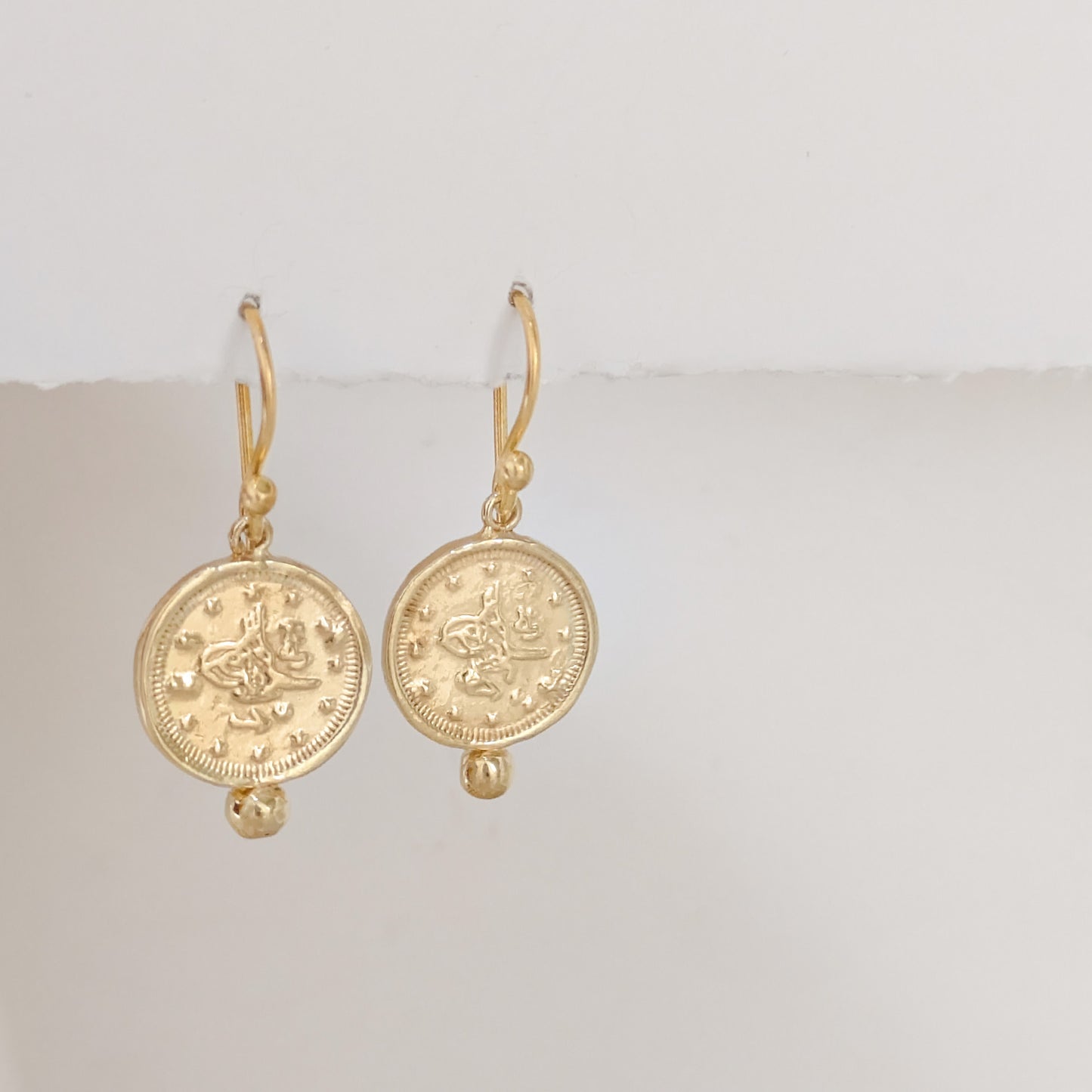 Coin Drop Earrings