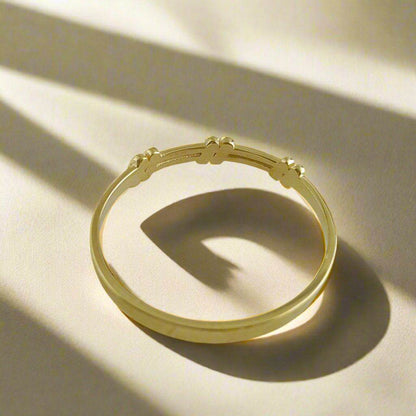 Minimalist Braid Gold Ring - 10k,14k,18k - TurkishBling