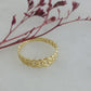 Gold Cuban Chain Link Ring - 18k, 14k,10k