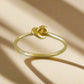 Minimalist Knot Gold Ring - 10k,14k,18k