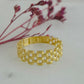 Panther Link Gold Ring - 10k-14k-18k