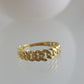 Gold Cuban Chain Link Ring - 18k, 14k,10k