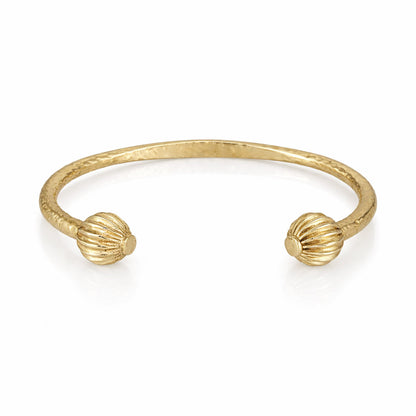 Hammered Open Cuff Bracelet
