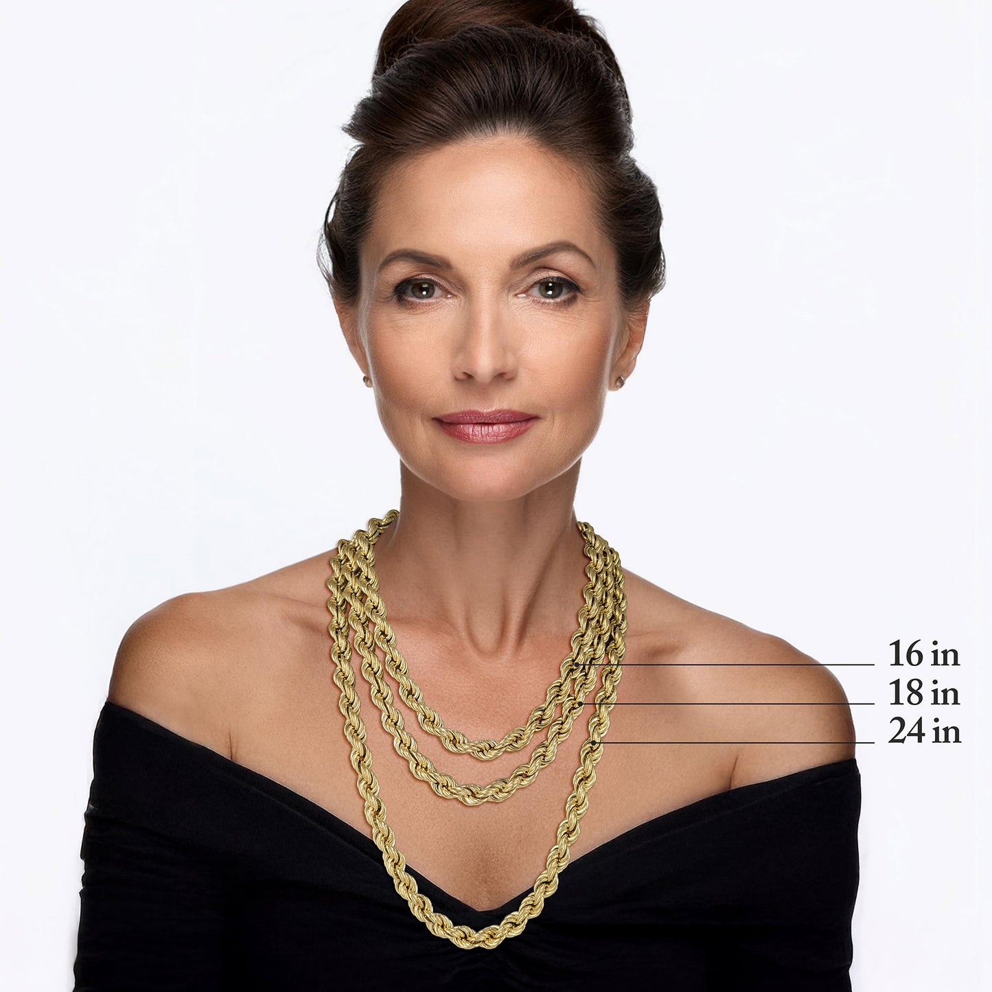 Bold Rope Chain Necklace - 10mm gauge