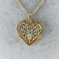 Heart Shaped Artisan Filigree Pendant