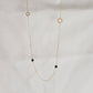 Beaded Station Necklace 32"