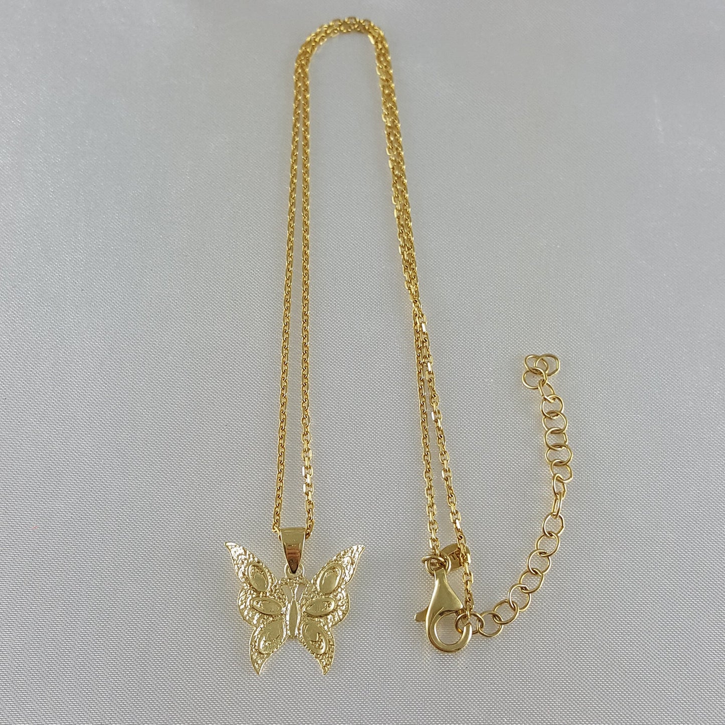 18K Gold Plated Butterfly Pendant