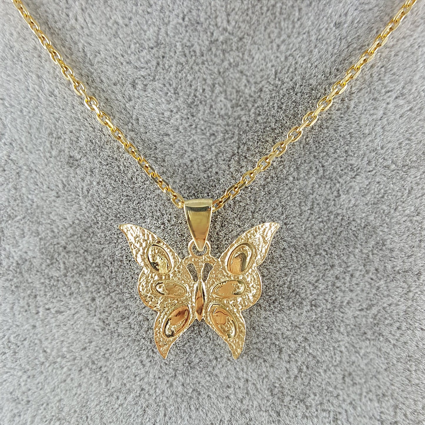 18K Gold Plated Butterfly Pendant