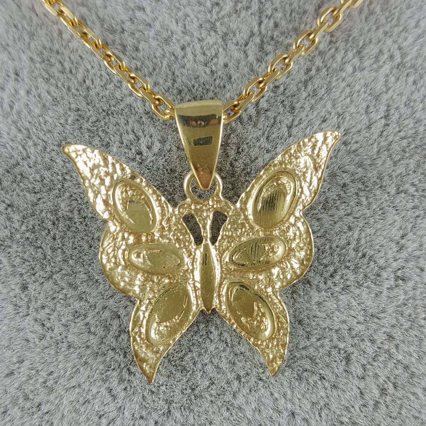 18K Gold Plated Butterfly Pendant