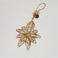 18K Gold Plated 2.5" Carnelian Filigree Earrings