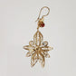 18K Gold Plated 2.5" Carnelian Filigree Earrings