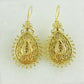 Etruscan Filigree Drop Earrings