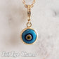 Gold Over Sterling Silver Evil Eye Charm