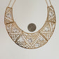 Cleopatra Gold Maximalist Geometric Statement Bib Necklace