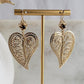 Heart Shaped Filigree Earrings