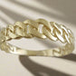 Gold Cuban Chain Link Ring - 18k, 14k,10k